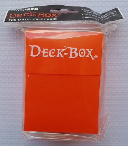 Ultra Pro Deck Box Color Solido Naranja - Orange