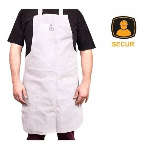 Delantal De Soldar Cuero Descarne Secur Pro