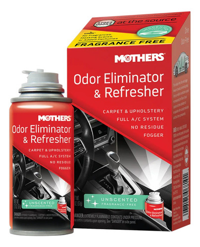 Mothers Aerosol Eliminador De Olores / Sin Fragancia 57g