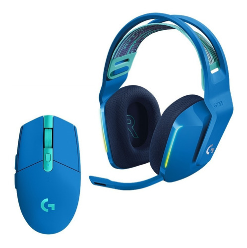 Audífono Gamer Logitech G733 Wireless + Mouse G305 Wireless