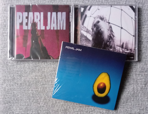 Lote 3 Cd Pearl Jam - Ten, Vs Y Pearl Jam Nuevos Sellados 