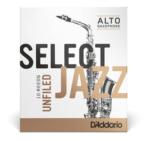 Palheta Sax Alto Daddario Select Jazz  - Unfiled - 01 Uni.