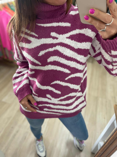 Sweater Poleron Amplio Mujer The Big Shop