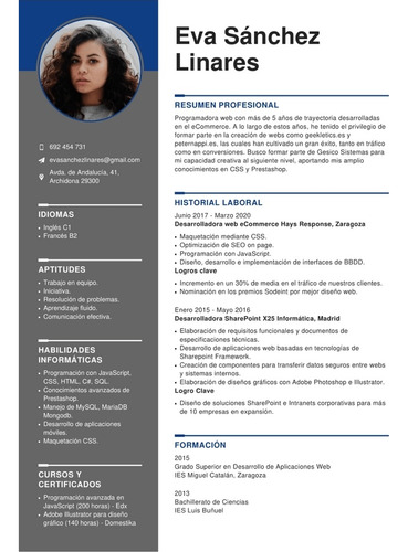 Curriculum Vitae Personalizado Armado De Cv - Angus