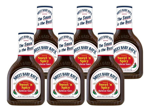 Salsa Para Barbacoa Sweet N Spicy 532 Ml Paquete De 6