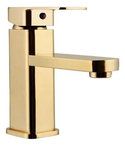 . Grifo Monomando Monomando Baño Lavabo Dourado