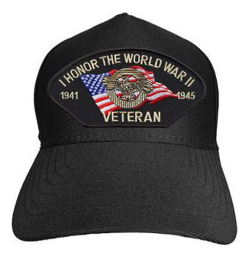 Honra Al Veterano Segunda Guerra Mundial Con Una Gorra Con