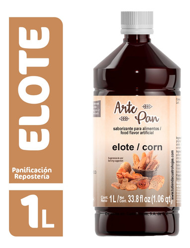 Concentrado Saborizante Arte Pan Elote 1 L.