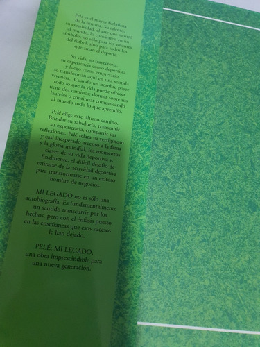 Libro Pele Mi Legado Ed. Planeta De Agostini 2002 (Usado)