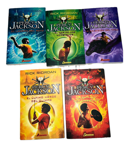 Saga Completa Percy Jackson (5 Libros) - Rick Riordan