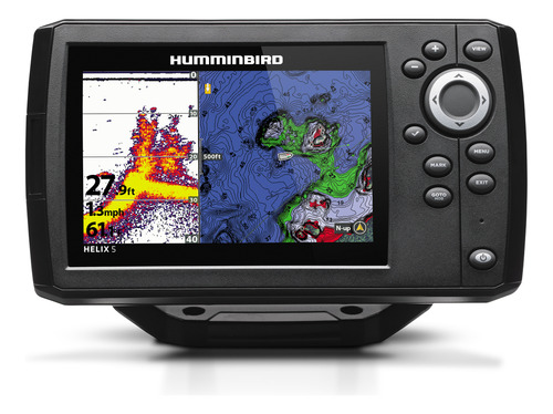 Humminbird  411660-1 Sonar Gps  Helix 5 Chirp Gps G3 C/ Transdutor 