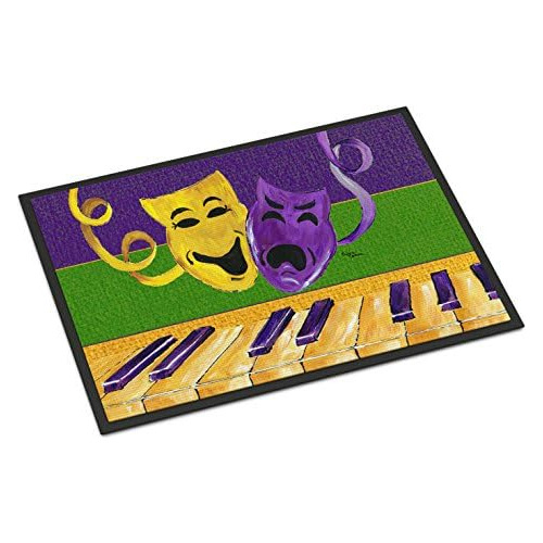 Tapete De Bienvenida Mardi Gras 8383mat 18x27, Tapete P...