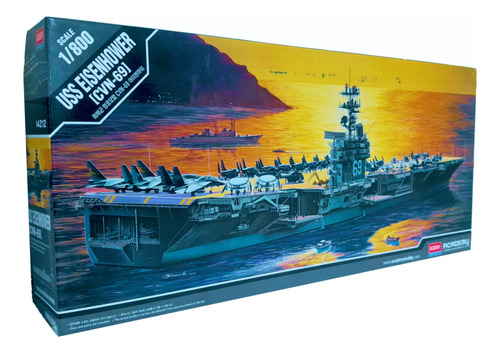 Portaaviones Cvn-69 Uss Eisenhower 1/800 Academy 14212