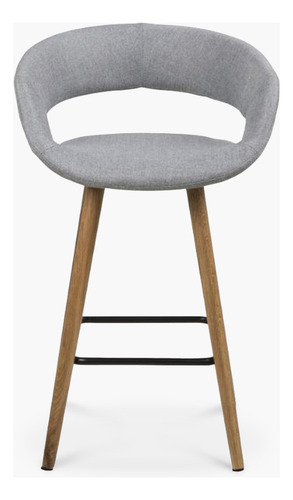 Taburete Medio 66 Tapiz Grace Gris