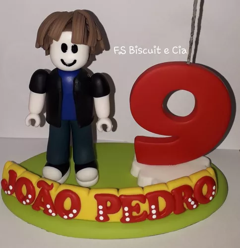 bolo do roblox de 9 anos