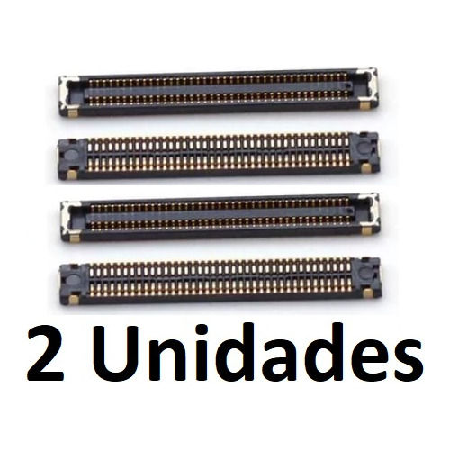 Conector Fpc Placa Mãe A51 / A70 / A71 / A80 / A30s - 2 Un.