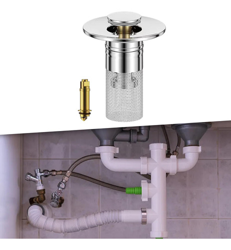 2 Tapón Para Fregadero De Cocina Y Baño, Tapón Para