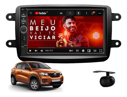 Central Multimidia Mp5 Slim Renault Kwid 2021 2022 2023