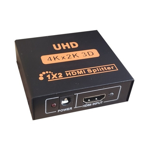 Distribuidor Splitter 1x2 Hdmi 1.4v 4k2k Full Hd 3d 4kel102