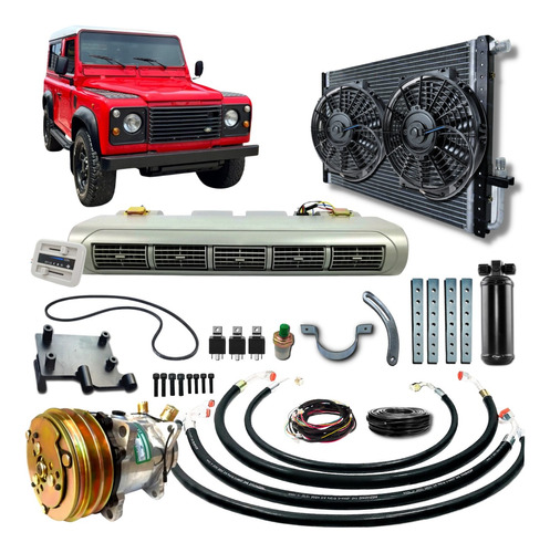 Kit Ar Condicionado Land Rover Defender Caixa Grande 7h15