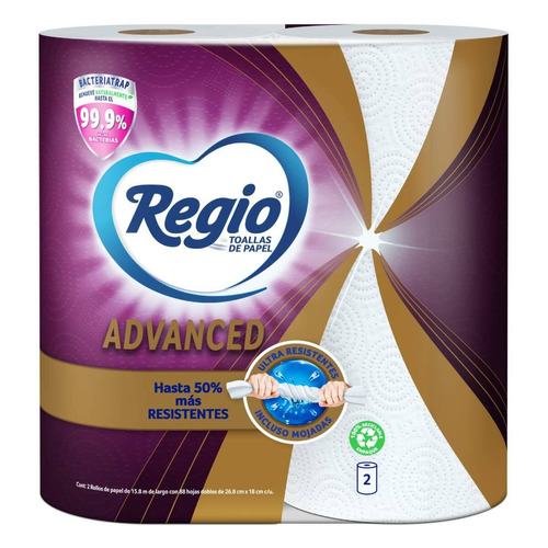 Toallas De Papel Regio Advanced 2 Rollos