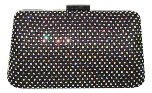 Bolsa De Fiesta Noche Elegante Crossbody Clutch Grace Lg044 Color Negro - Bk Diseño De La Tela Lgf-010