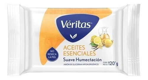 Jabon Glicerina Aceites Esenciales 3u C/u  Veritas 