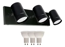 Comprar Aplique de pared para baño iluminacion baño interior Ilunor + 3 led incluido - 220V - Negro