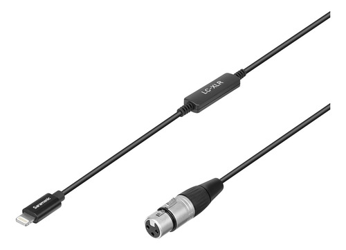 Cable Xlr A Lightning Saramonic Para Audio De Alta Calidad