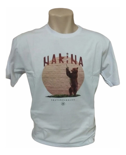 Imagem 1 de 1 de Camiseta Unissex Narina Urso Califórnia