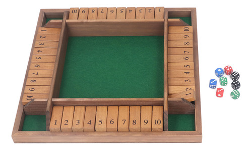 Juego De Mesa De Madera Para Matemáticas, 35 Cm, 4 Vías, Shu