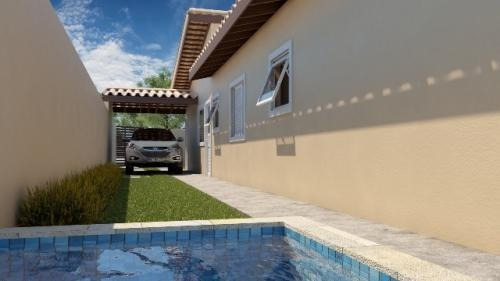 Vendp Casa No Bairro Nova Itanhaém Com Piscina - 6304 | Npc