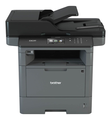 Impressora Scanner Copiadora Brother Dcp-l5652dn L5652 Cor Cinza/preto 110v