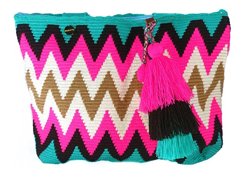 Mochila Wayuu Tote Original + Obsequio  (regalo De Navidad)