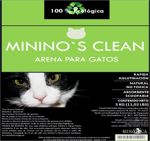 Arena Para Gatos