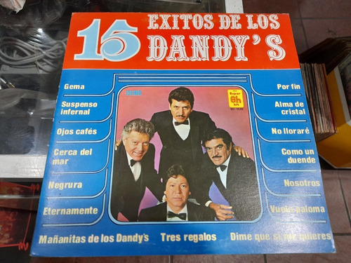 Lp 15 Exitos Con Los Dandy's En Acetato,long Play