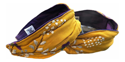 Diademas Artesanales Bordadas Color Negro