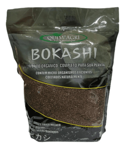 Adubo Fertilizante Bokashi 1kg Orgânico Plantas Quimiagri