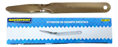 Extrator De Grampo Espátula Galvanizado Tira Grampo Kit 12u Cor Cinza