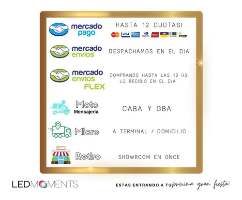 Imagen 9 de 10 de Cotillon Luminoso Combo Fiesta 100 Art 50 Persona Led +envio