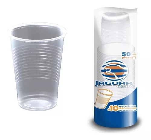 Vasos Desechables Jaguar 1 l con Tapa 40 pzas