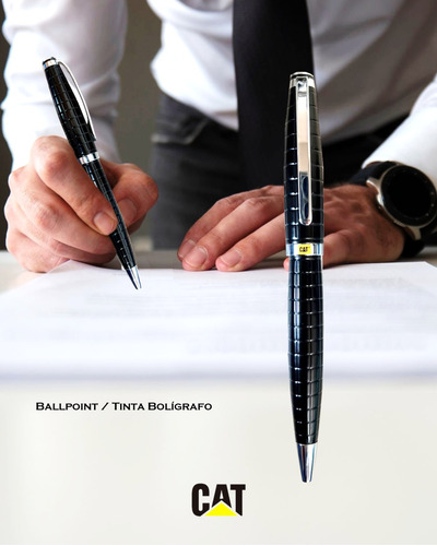 Boligrafo  Lapicero C/ Repuesto Caterpillar Ballpoint