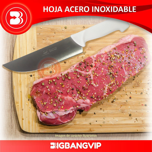 Imagen 3 de 8 de Cuchilla Cocina X3 Filosos 29cm 32cm 34cm Acero 7 8 9