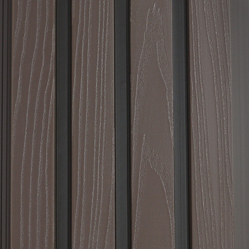 Lambrin Deco Wpc Tipo Madera Estandar Exterior 9 Pz 1.89 M2