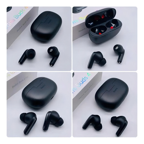 Fones de ouvido com cancelamento de ruído Xiaomi Redmi Buds 4 Pro Cor Preto