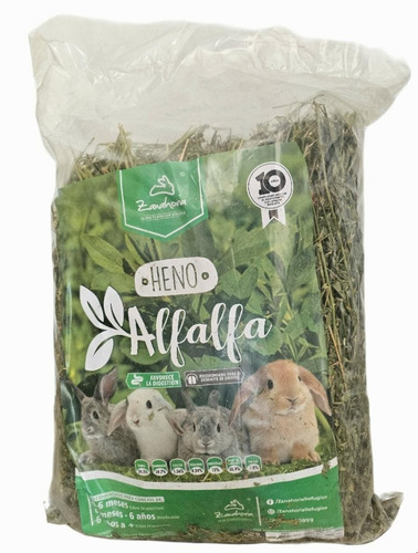 Heno De Alfalfa Marca Zanahoria 1kg