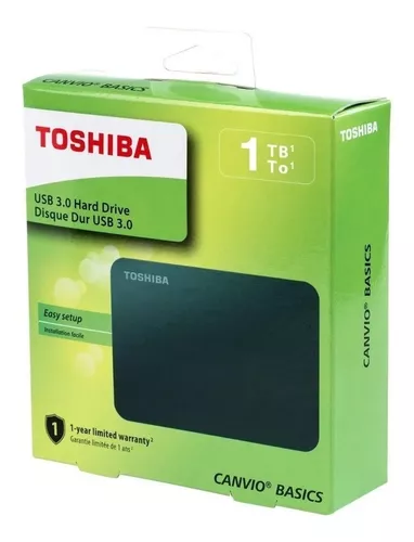 Disco Duro Externo Toshiba 1tb Tera Canvio Basics Usb 3.0new