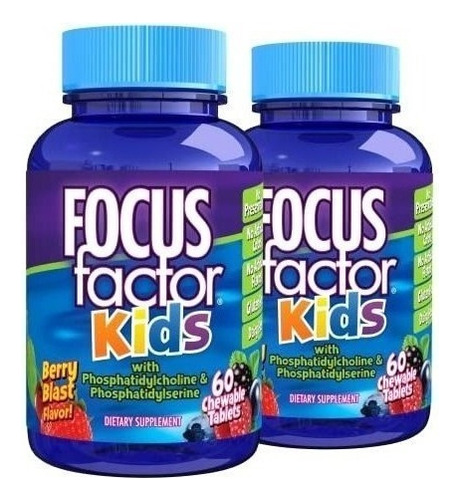 Focus Factor Kids Multivitaminas Neuronutrientes 120 Tab