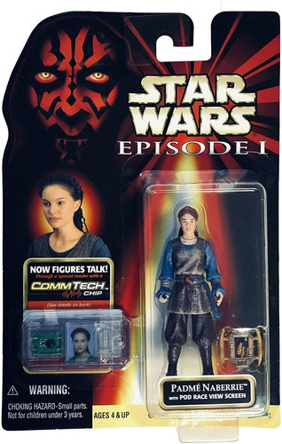 Star Wars La Amenaza Fantasma Padme Naberrie Figura 9cm 