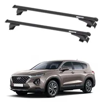 Comprar Barras Porta Equipajes Negras Hyundai Santa Fe Sin Barandas